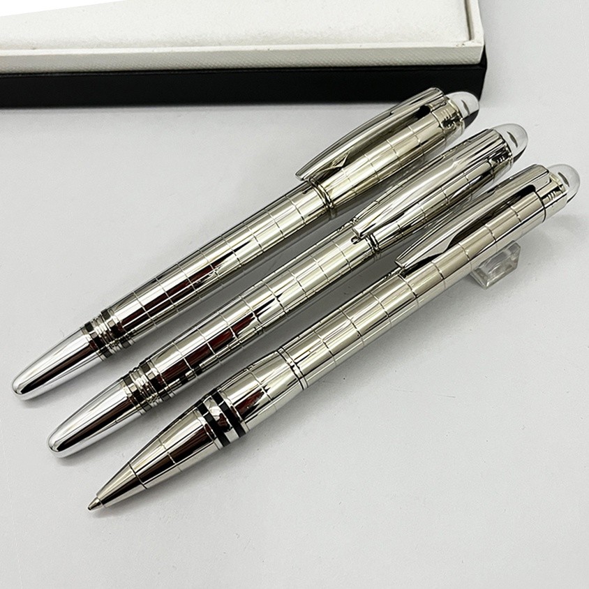 

MB Signature Pen Gel Fountain Ballpoint Metal Dengan Tutup Kristal Logo Bintang Berujung Heksagonal |EAC5DE65|