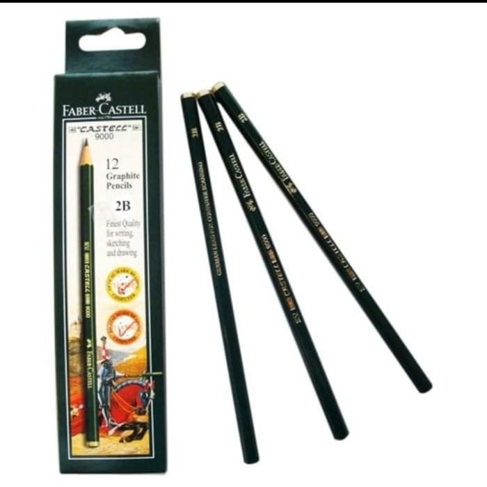 

Pensil 2B Faber Castell Isi 12