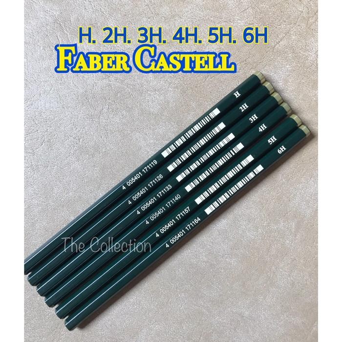 

Atk0560Fc Paket Isi 6 Pensil H 2H 3H 4H 5H 6H Faber Drawing Pencil
