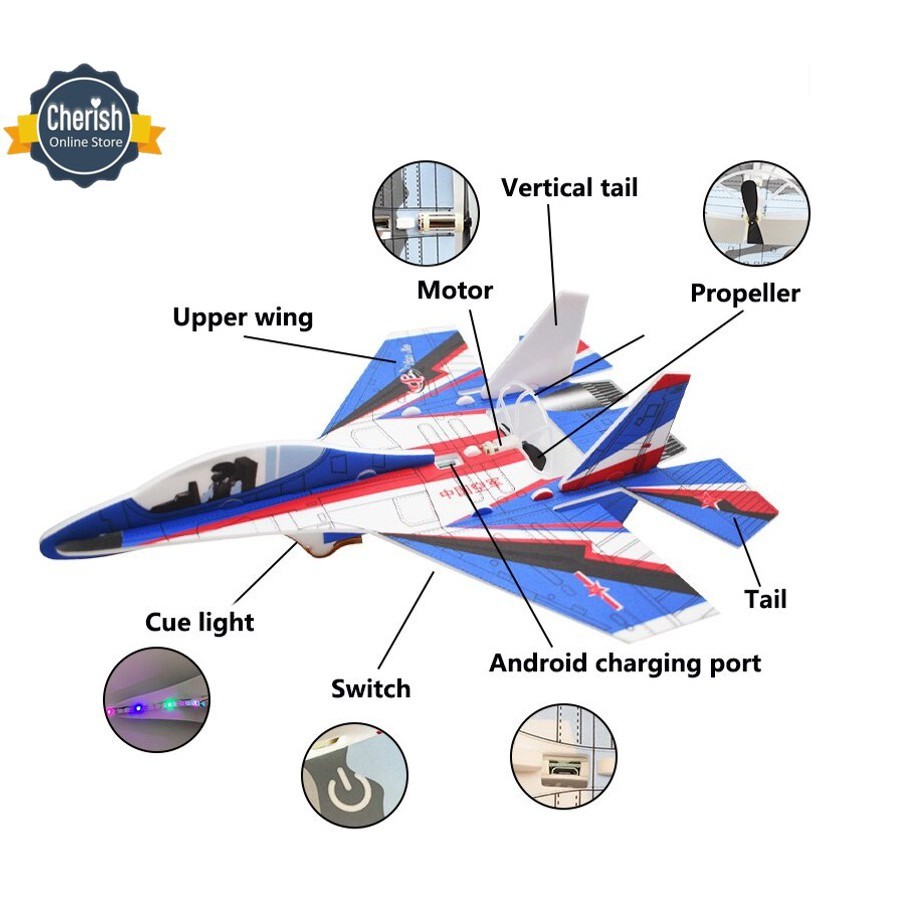 Original Mainan Pesawat Foam Elektrik | Pesawat Terbang Busa Elektrik Recharge Termurah
