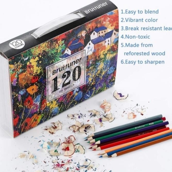 

1 Set Pensil Mewarnai/1 Kotak Isi 120 Pcs/Pensil Warna-Warni Barangbaru