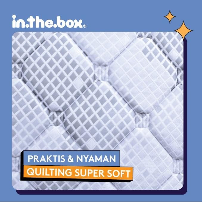Kasur Spring Bed INTHEBOX Ukuran 160x200 (Queen) - FREE BANTAL