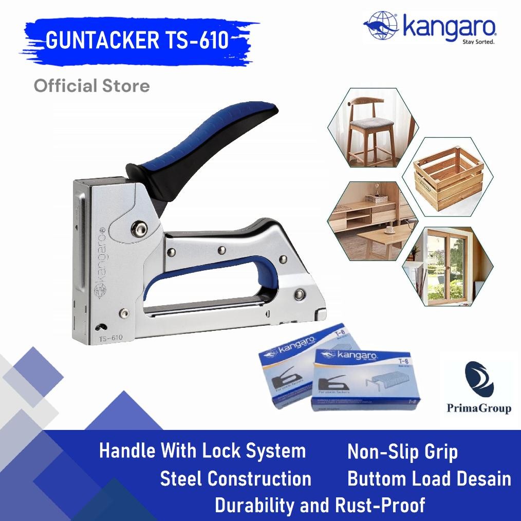 

Alat Stapler Tembak Jok Kulit Motor / Guntacker TS610 Sejenis MAX TGA / Stapler Sofa