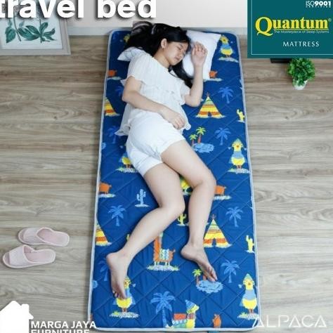 Kasur Lipat Quantum travel bed 80 cm gulung lantai matras