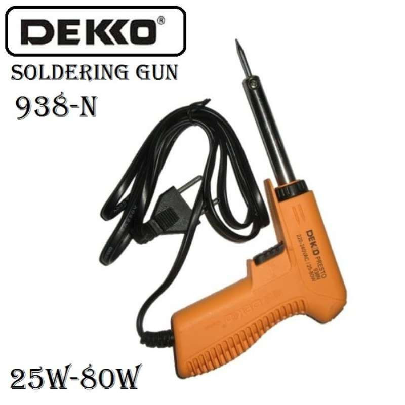 DEKKO Solder Tembak 938N 25-80 Watt / Dekko Solder Gun 938 N Solder Tembak Dekko 938N Dekko 938 N
