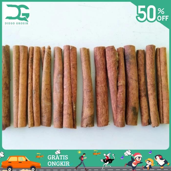 

BAHAN ALAMI KAYU MANIS STIK 8CM KUALITAS BAGUS 500GR - CINNAMON STICK BY DIEGO GROSIR BEST PRODUCT!!