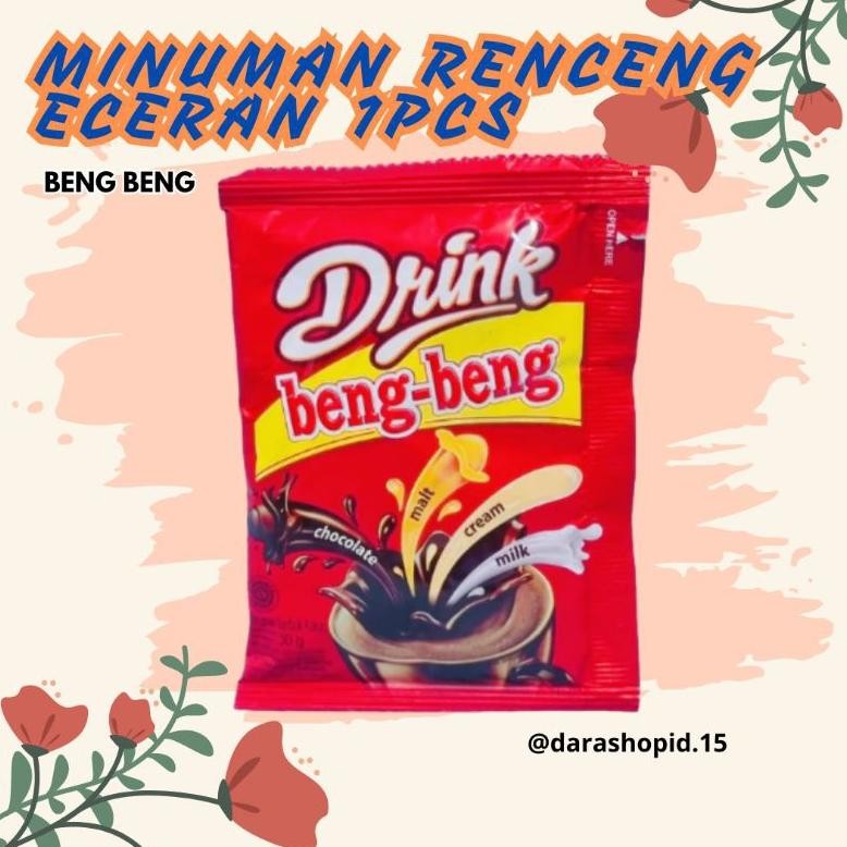 

[63] Minuman Rencengan Beng Beng Drink Cokelat Eceran 1pcs/Saset | Minuman Rentengan [darashopid.15]