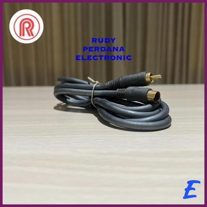 | RD | KABEL SVIDEO S VIDEO 4P 4 PIN TO JACK RCA MALE AUDIO 1.5M 1.5 METER