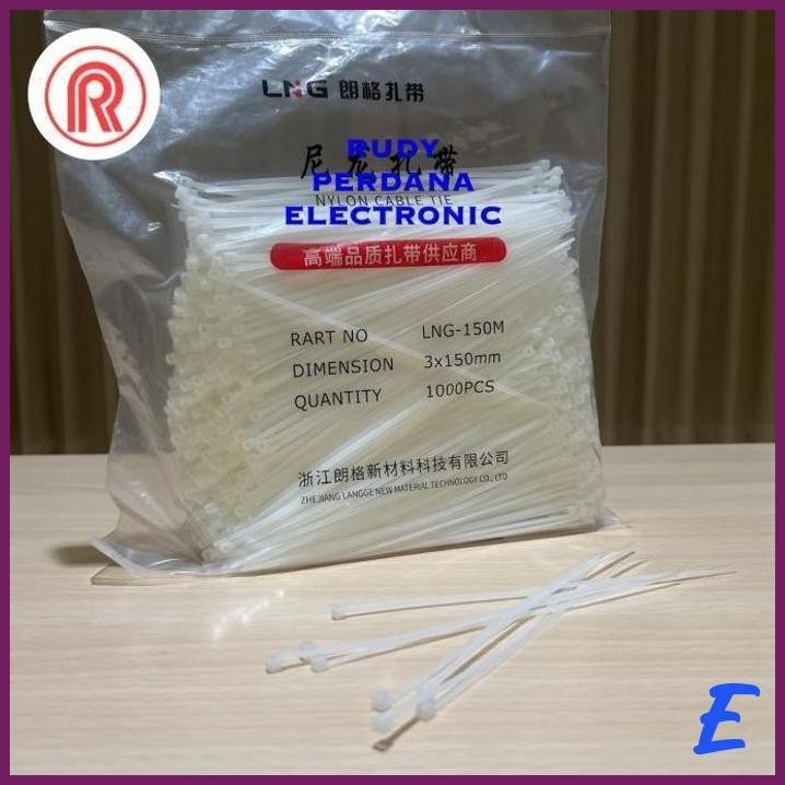 

| RD | NYLON CABLE TIE KABEL TIES NILON 3X150MM 3 X 150 MM 0.3 15 CM