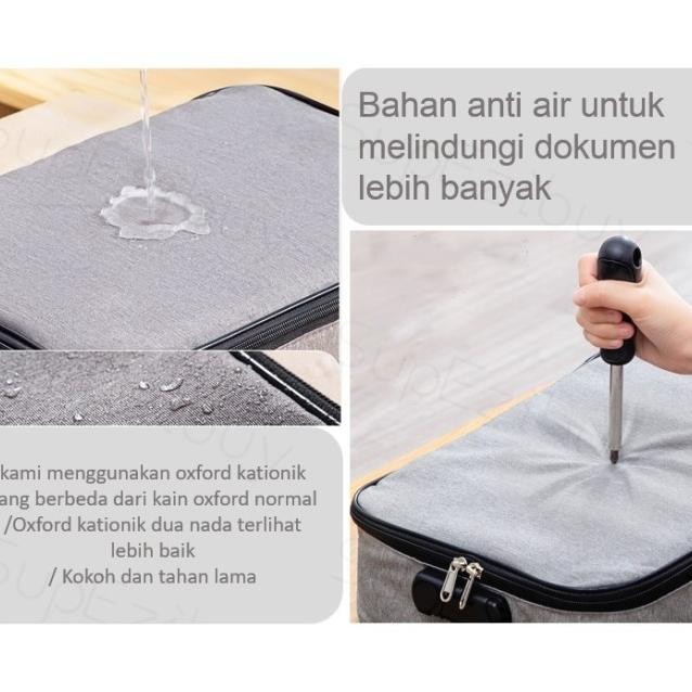 

V5G TAS PENYIMPAN DOKUMEN F4 BESAR TAHAN API DAN AIR TEMPAT BERKAS