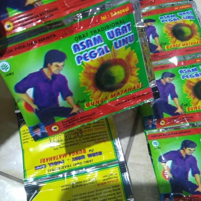 

Trend Jamu Asam Urat Pegal Linu Cap Bunga Matahari 20 Sachet @ 2 Kapsul Trend