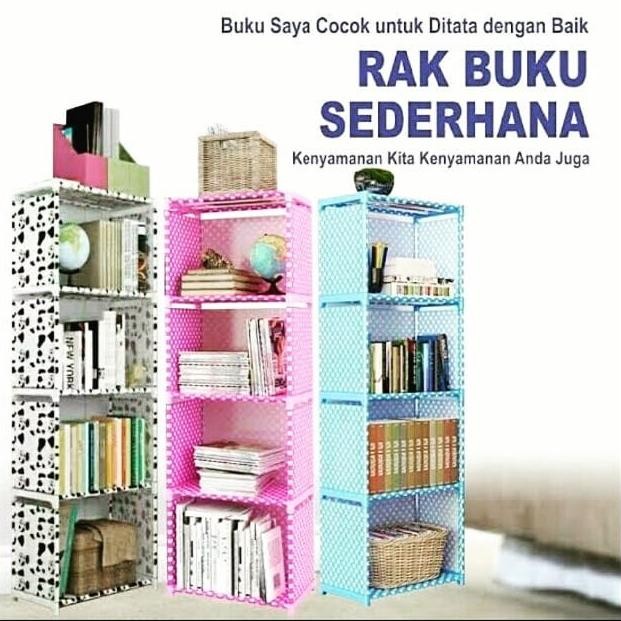 

RAK BUKU FILE DOKUMEN TAS MAINAN 5 SUSUN 4 RUANG BESAR SERBAGUNA