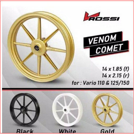 Velg Velk V Rossi Rosi Venom Comet Ring 14 Vario 125 150 Mio M3 Beat