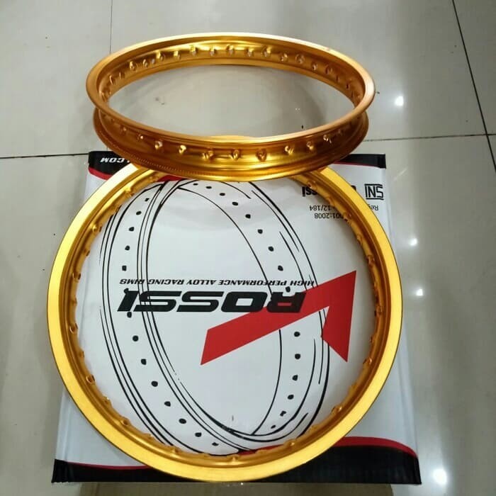 PAKETAN VELG V ROSSI JARI - JARI WM UKURAN 160 DAN 160 RING 14 GOLD