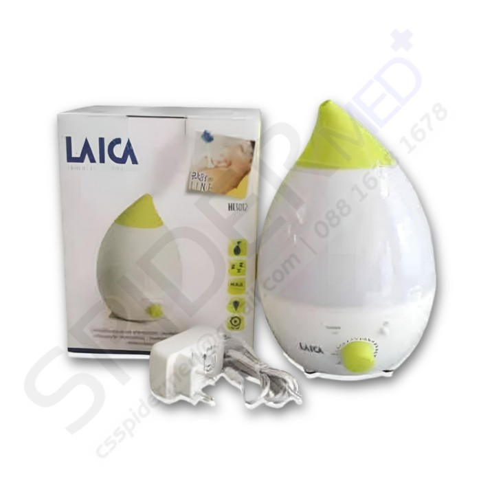 Laica HI3012 Ultrasonic Humidifier - Pelembab Udara 1.3L Putih/Kuning