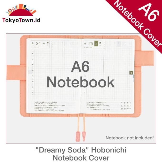 

Notebook Cover A6 Dreamy Soda Hobonichi # Midori Diskon