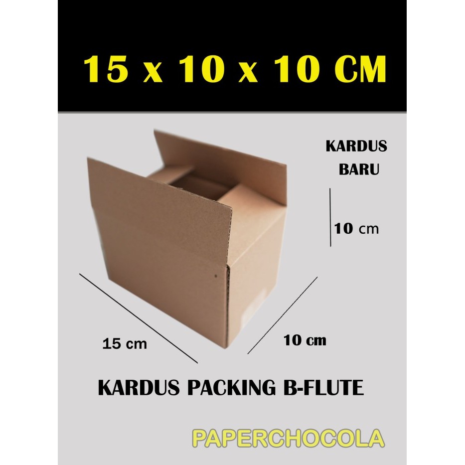 

KARDUS PACKING 15 X10 X 10 cm/PACKING ONLINE/BOX KARTON CORUGATED B-FL