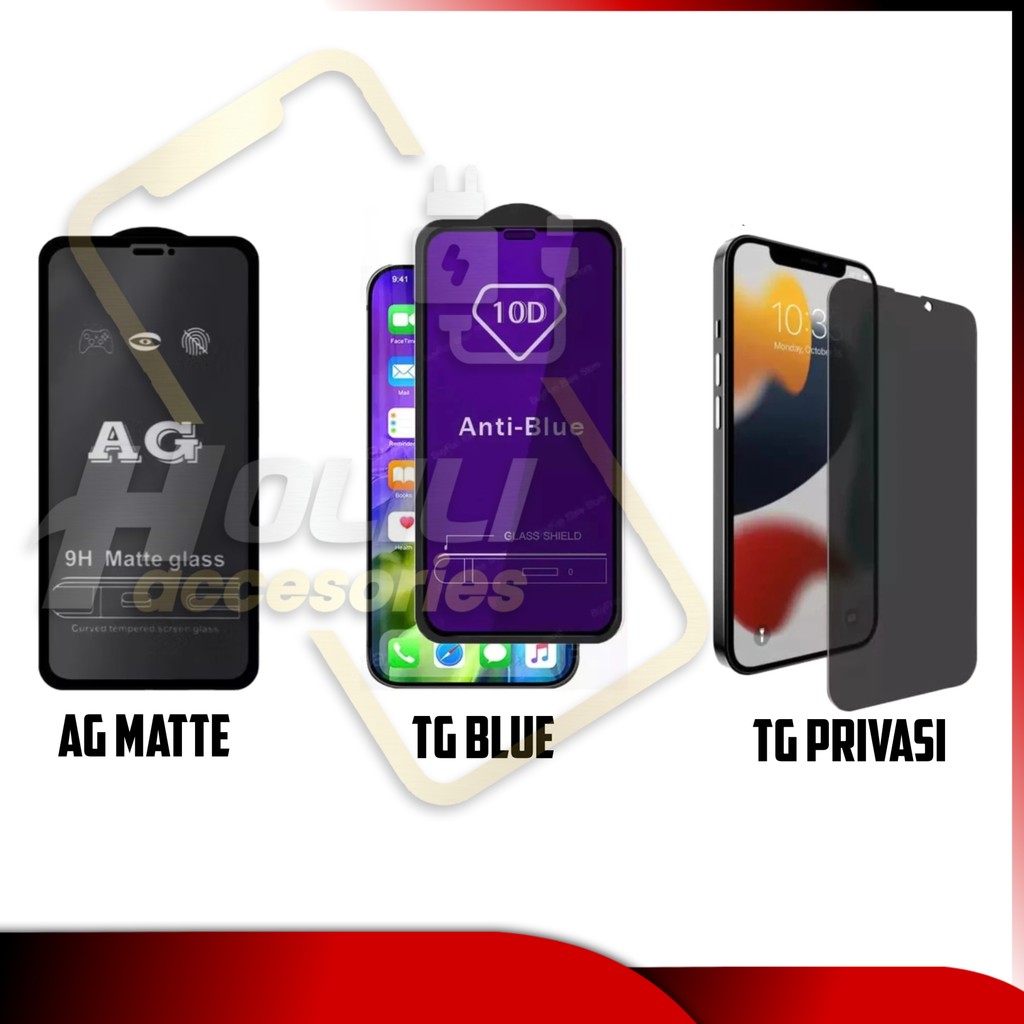 Redmi 9T TG  Kaca Anti Gores Layar ANTI INTIP Tempered Glass Full Cover Anti Blue Light Matte TG PRI
