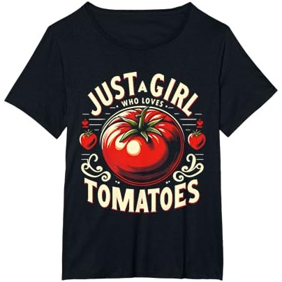 Kaos Just a Girl Who Loves Tomatoes |anTLn3MP|