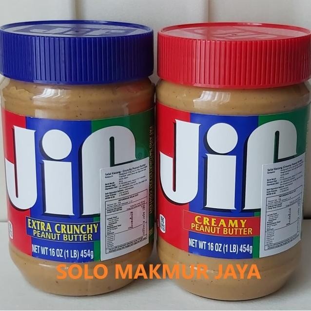 

Jif Creamy Peanut Butter Selai Kacang Tidak Mengandung Gawet 454Gr