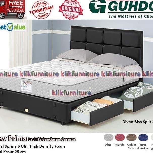 Divan Laci Hs+Sandaran Caserta (160X200 Cm) Guhdo Springbed