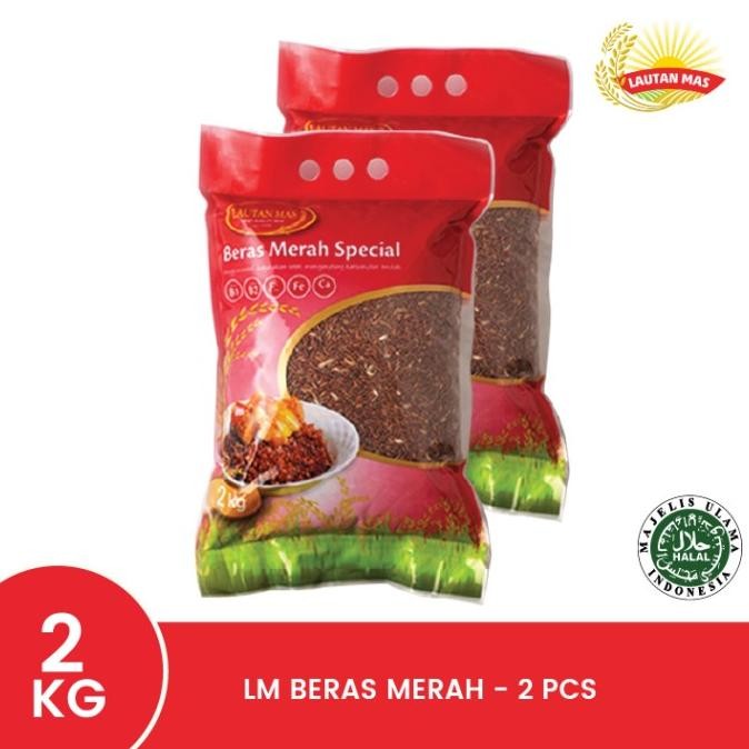 

[PAKET DIET] BUNDLING Lautan Mas Beras Merah 2KG - 2PCS MRS04