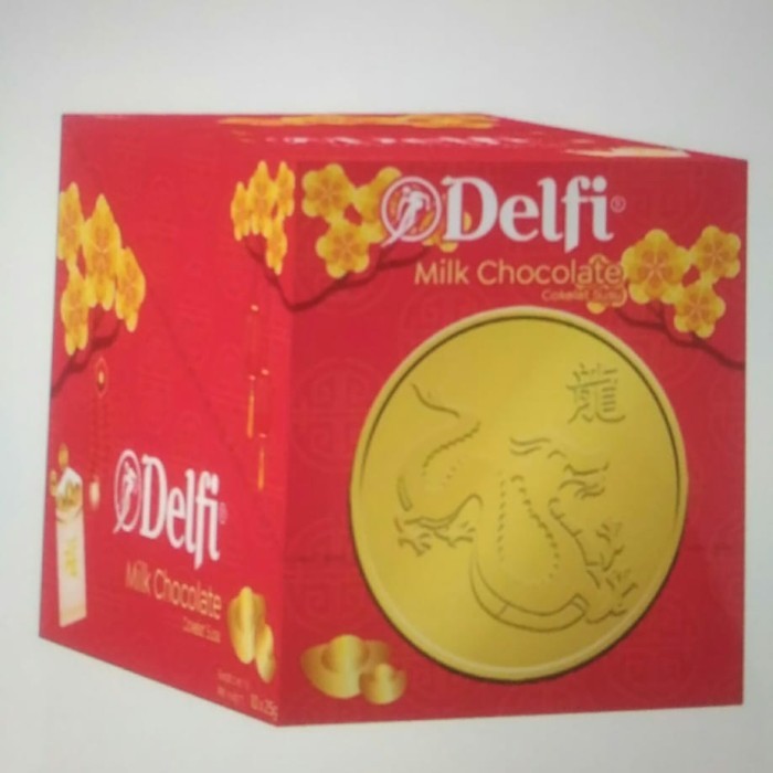 Julie - Coklat Koin Naga Delfi Imlek Big Coin Dragon