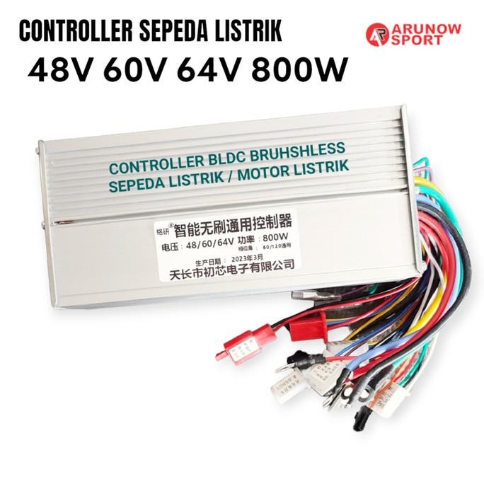 Controller Motor Bldc Sepeda Listrik 48V 60V 64V 800W Original