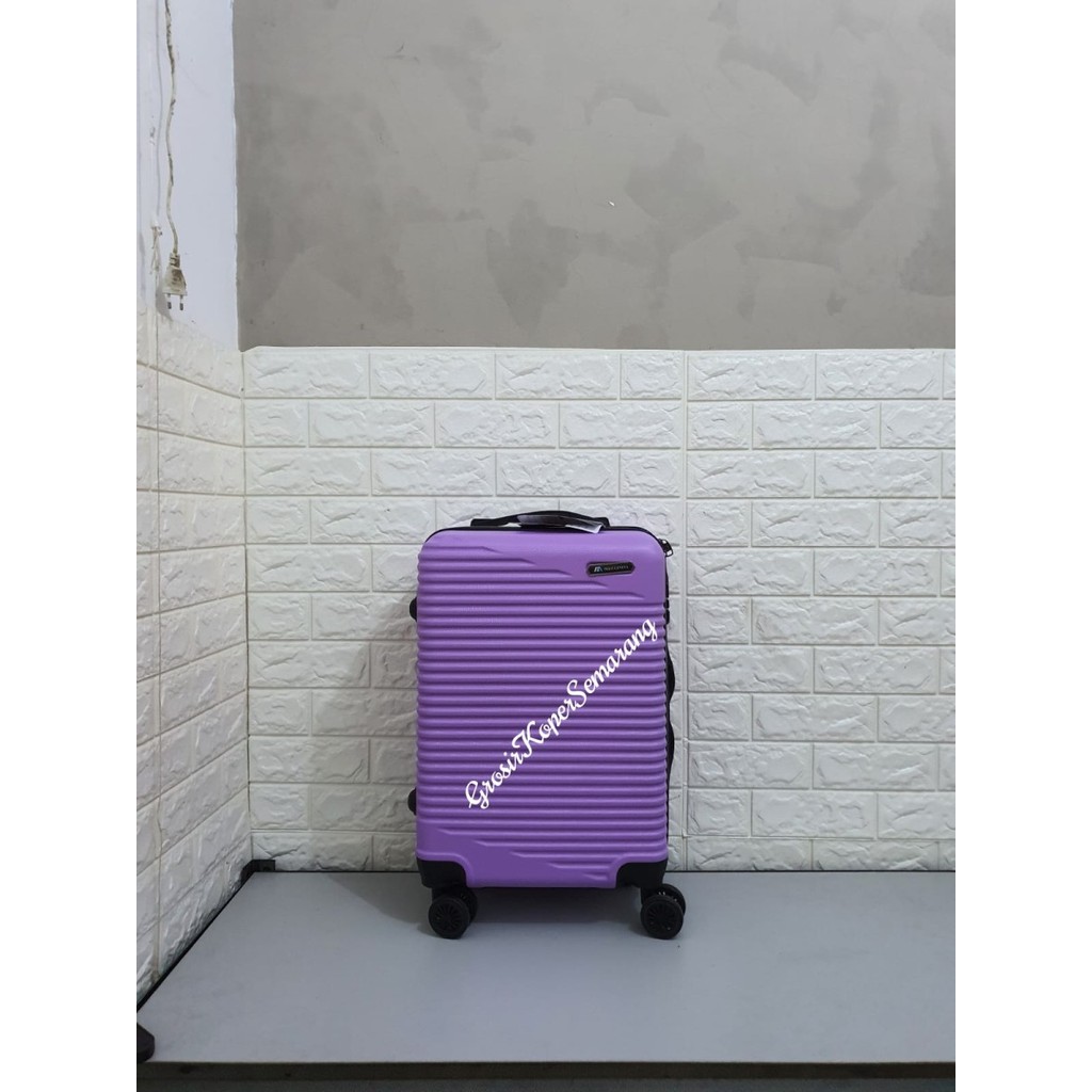 KOPER ABS FIBER POLO 20 INCH BISA PENGIRIMAN LUAR SEMARANG ZL004 - Ungu Muda 01