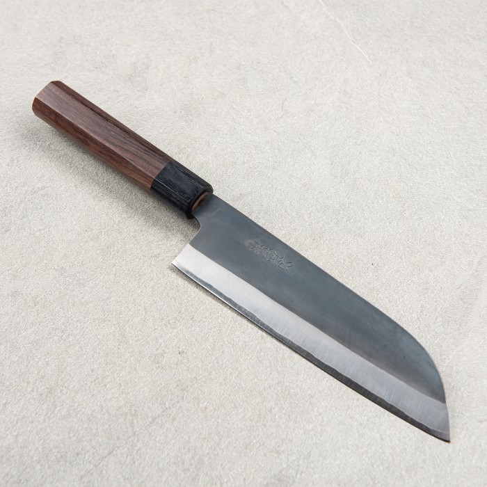 Produk Ready Japanese Knife Yoshida Hamono ZDP189 Kurouchi Santoku 180mm