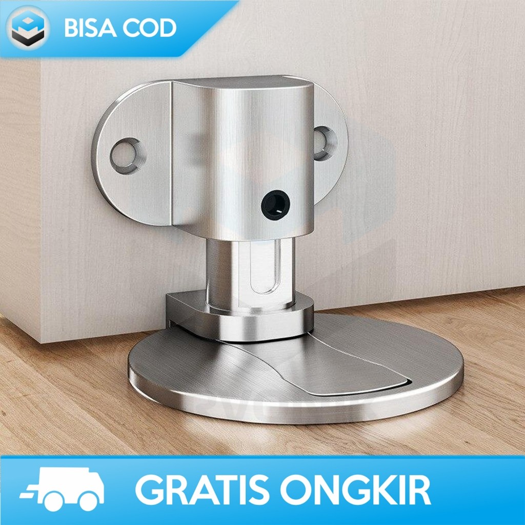 PENAHAN PINTU BAWAH RUMAH HANDLE PINTU STAINLESS STEEL DOOR STOP