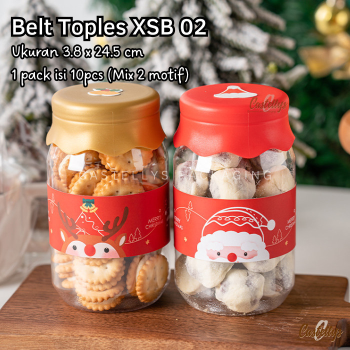 

HARGA DISC - Sabuk Toples XSB02 Paper Belt Natal Kue Cookies Hampers Christmas