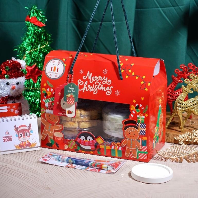 

Hampers Natal 2024 | Christmas | Premium Cookies | Free Kalender Tahun Baru 2025 | Hampers Kue Kering Cod
