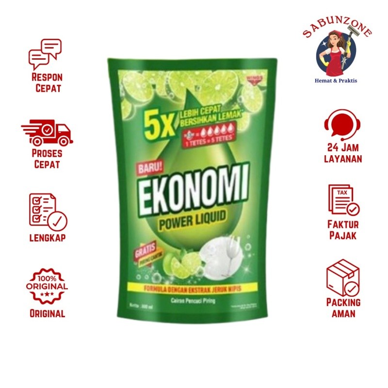 Ekonomi Sabun Pencuci Piring Cair Regular 290 ml