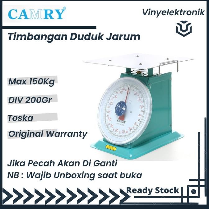 Camry Timbangan Duduk 150kg / Timbangan Jarum Camry 150 kg Original