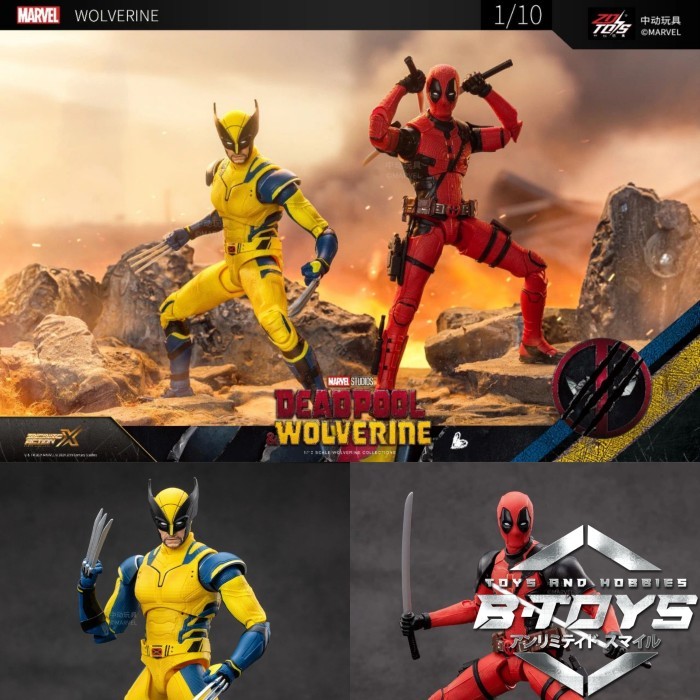 ZD Toys wolverine Deadpool & Wolverine Movie Wolverine 1/10 scale