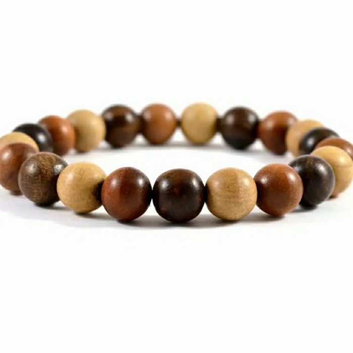 Azzatun - Gelang Kombinasi 3 Kayu (Stigi, Dewandaru, Kalimasada)