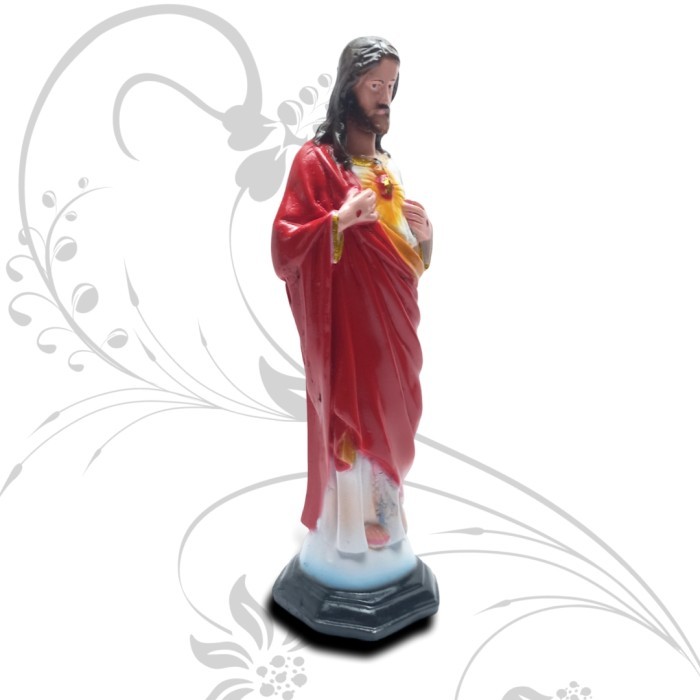 Azzatun - Patung Hati Kudus Yesus 30 Cm/Patung Hati Kudus/Patung Yesus Katolik