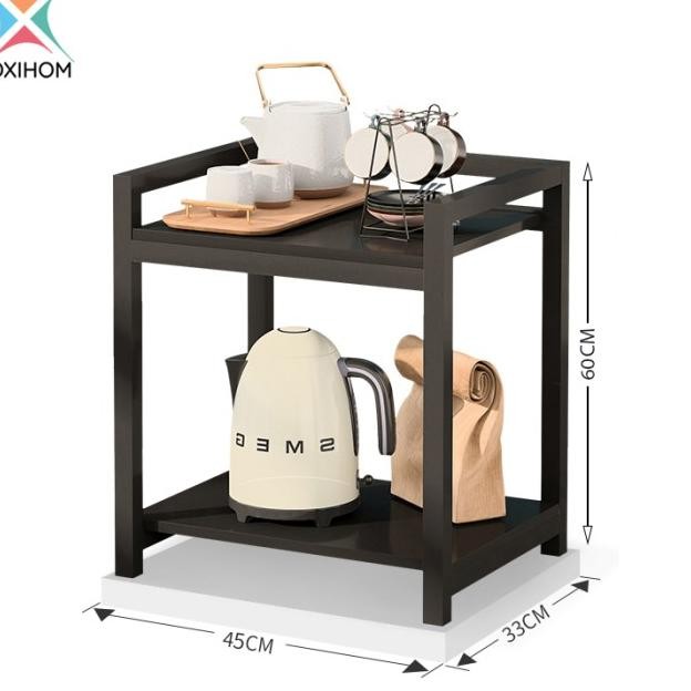 Oxihom Meja Nakas Meja Dapur Kecil Meja Kopi Rak Dapur Kayu Dan Besi