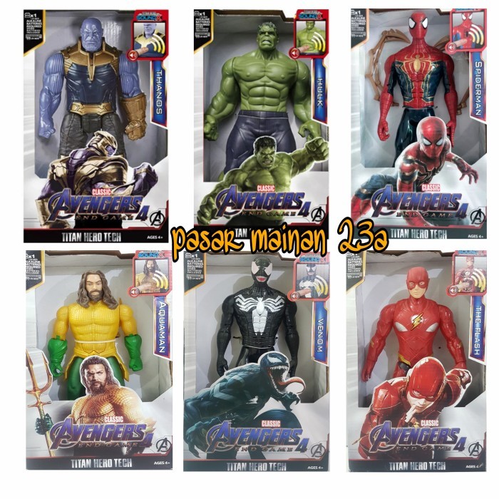 Figure avengers Titan hero Tech Venom The Flast Aquaman Spiderman