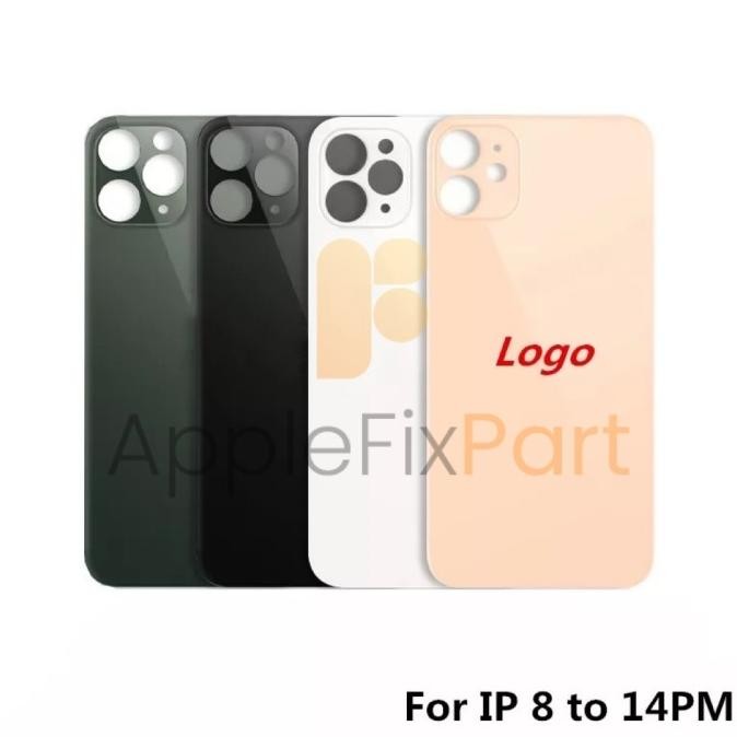 Sparepart hp / BACKGLASS IPHONE 8G BIGHOLE BACKDOOR