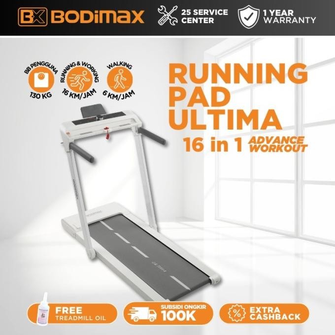 BODIMAX RUNNING PAD ULTIMA - TREADMILL DIGITAL BODIMAX ORIGINAL DAN TERPERCAYA