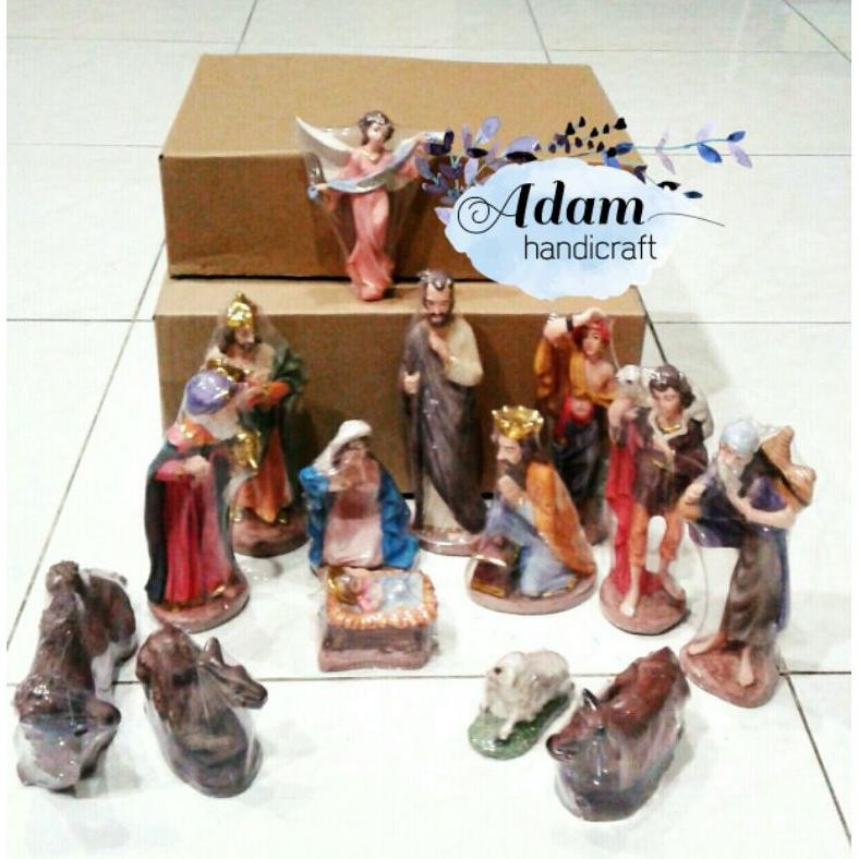 Dem Patung Natal 20 Cm - Set Natal 20 Cm