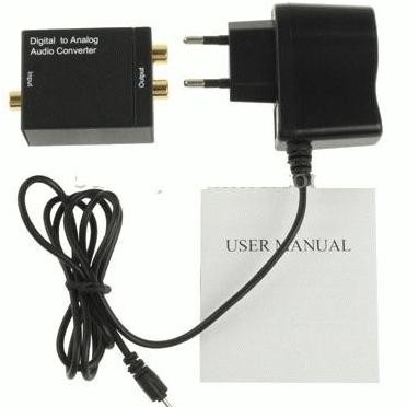 CONVERTER (Optic)Digital to (Rca)Analog Audio