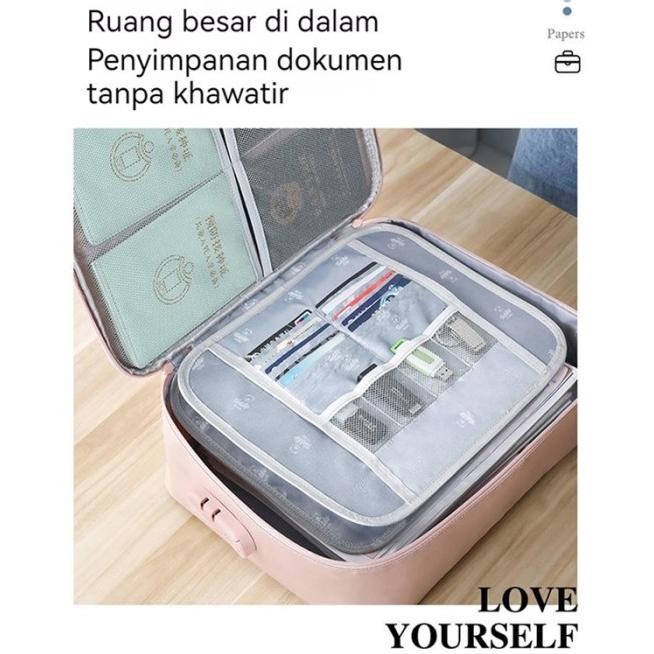 

TAS DOKUMEN TAHAN AIR /KOTAK TAS PENYIMPANAN MODERN TAS DOKUMEN TEMPAT