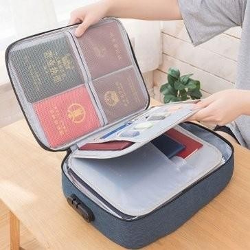 

(BCH) PREMIUM 2 RESLETING TAS DOKUMEN TEMPAT PENYIMPANAN FILE SERTIFIKAST 2 TINGKAT WATERPROOF