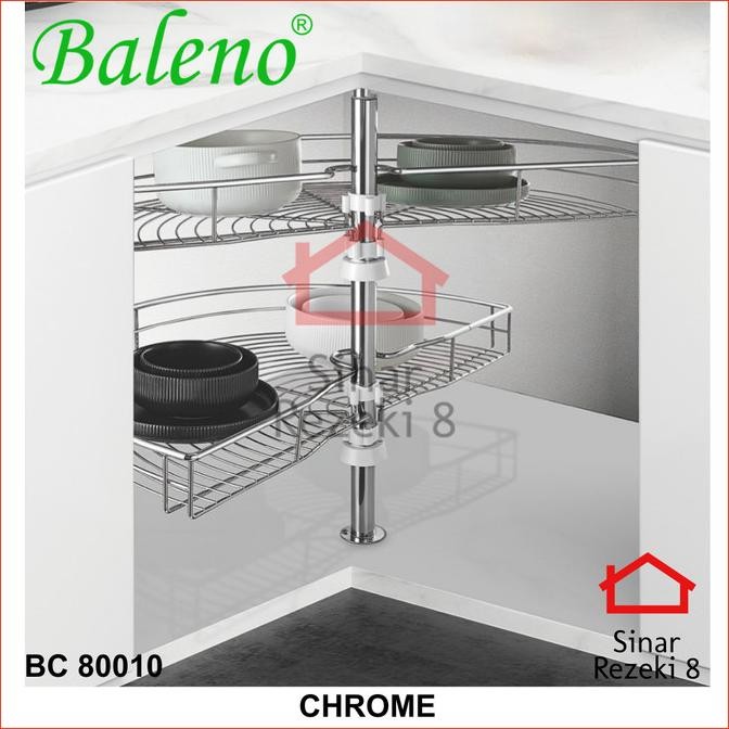 Rak Dapur Taco Sudut 180 Derajat Putar Serbaguna Panci Wajan HW-0091i