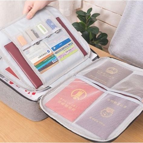 

EXCOTIS| TAS DOKUMEN TEMPAT PENYIMPANAN FILE PASPORT TRAVEL BAG STORAGE BOX