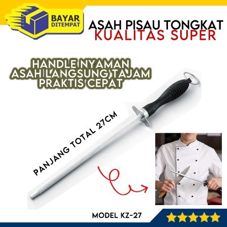 TERLENGKAP Asah Pisau Tongkat Pengasah Kristal Asahan Stick Panjang
