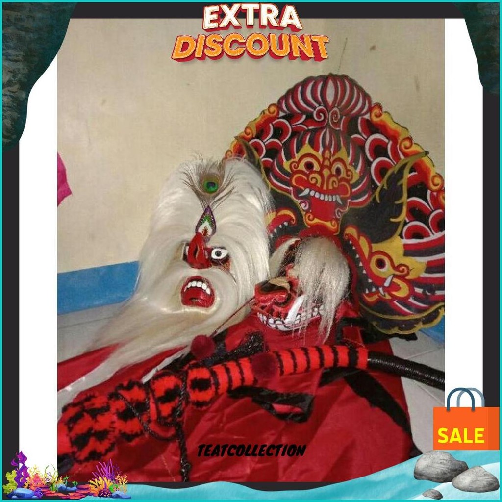 Barongan Devil Barongan Kayu Asli Barongan Anak Barongan Murah Barongan Thik Barongan Uk 14 Barongan